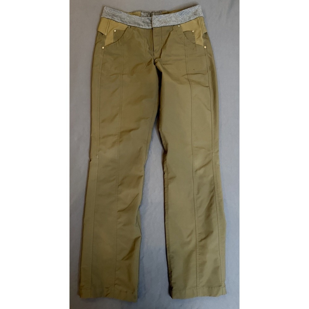 Avalanche Pants Womens Size Medium Brown Outdoor Hiking Straight Leg Stretch